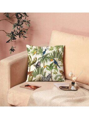 TROPICAL Set of 2 Pillowcases NEW New without tags